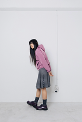 TTTTwister Pleat Skirt - Check Black