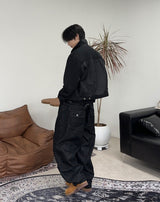 Repel Back Strap Denim Pants