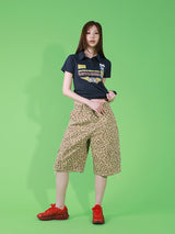 パターンカーゴハーフパンツ (LEOPARD)