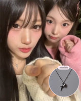 ハートアンドクロス セミチョーカーネックレス (Stainless Steel)