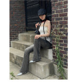 Stud newsboy flat cap