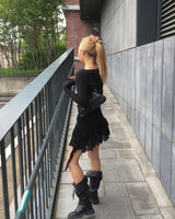 ラップレーススリーブレス