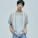 navajo ブークレニットカーディガン canal blue