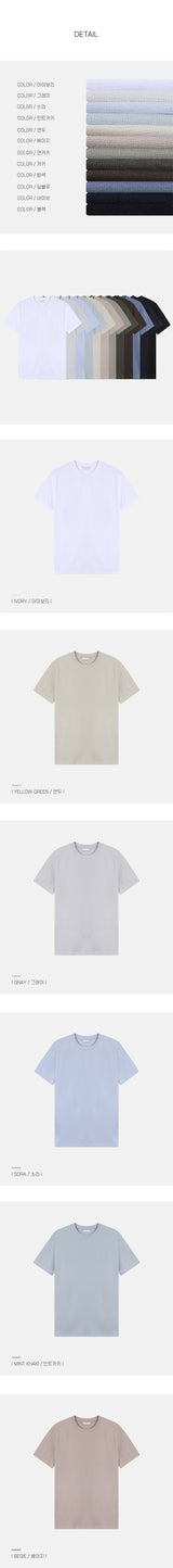 【PROMOTION】【MUSCLE FIT】クールベーシックマッスルハーフTシャツ(12color)