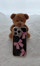 ピンク ボウ iPhoneケース