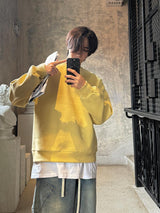 ASCLO Double Over Color Sweat Shirt (12color)