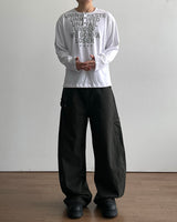 Type Henley Neck Long Sleeve
