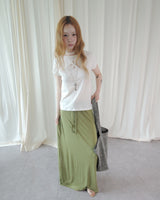 MAUVE STRING LONG SKIRT