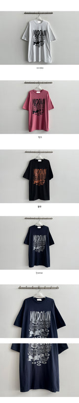 Leptil オーバーフィット半袖Tシャツ