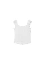 ソフト シャーリング フック トップ [white]