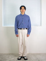 26ss モダンルーズフィットワンポケットチェックシャツ 2color
