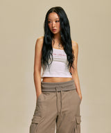 SCRIPT LOGO SLEEVELESS_WH