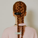 ロゴベルベットヘアピン