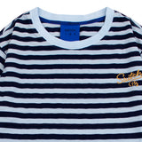 スタンダードインディゴストライプショートスリーブTシャツ (UNISEX)_SYS7TS11NV