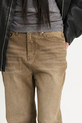Bailey rib cotton wide pants