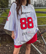 88 Sporty Metal Jersey Short Sleeve T-shirt