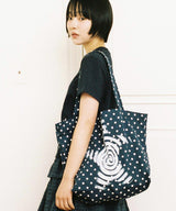 Twister Star Tote Bag - Dot Navy