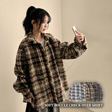 Froll Boxy Fleece Check Southern Jacket