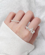 silver ball grape ring