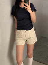 オリバーボタンポイント半袖Tシャツ