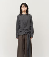 (W)ソニックラップブラウス (3color)