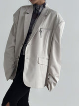 3 TAP Key Slider Zipper Jacket (2color)