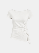 Serea Side Shirring Top