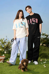 アイラブドッググラフィックTシャツ