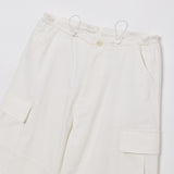 パラシュートコットンパンツ WHITE