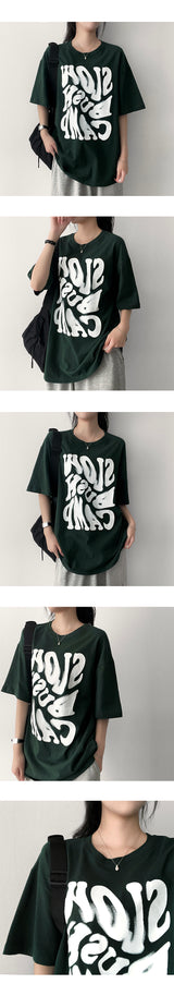 Slow  short sleeved T-shirt
