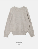 Basic Wool V-neck Loose Knit (5color)