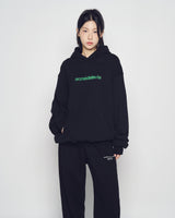 25FW コネクトグラスフーディー ブラック