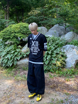 ツーエルブカラーVネック半袖Tシャツ 4C