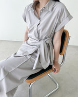 Dozen knotted wrap shirts
