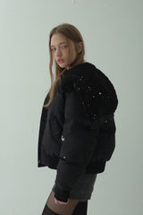 HOODED FLIGHT JUMPER_BLACK