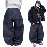 ワイドノンフェードデニムパンツ