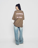 25FW ダブルレイヤーADLV長袖Tシャツ ココア