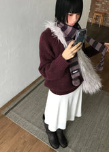 ベルベットシャインミディスカート
