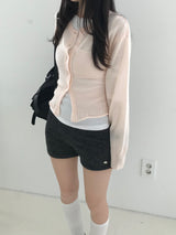 Mohair Backless Cardigan (3 colors)