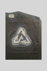 "RECYCLE" ロゴ長袖Tシャツ(ブラック)