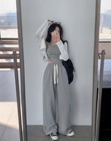 [BELLIDE MADE] マッシュルームワイドトレーニングパンツ