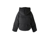 25FW★ [MADE] Odin Check Hood High Neck String Padding