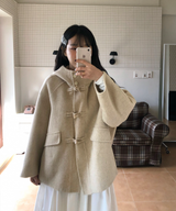 ダッフルハーフレングスハンドメイドコートジャケット