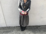 nabi button skirt