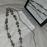  Metal Silver Waist Chain Belt Marmot/Ribbon/Rose (Choose 1 of 3)