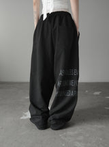 Veccro Lettering Sweatpants