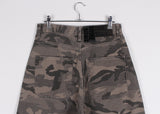CAMO COTTON BALLOON PANTS