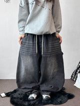 Catch Balloon Carpenter Basic Denim Pants 3color
