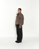 Sherpa Half-zip, brown