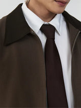 Solid Brown Tie